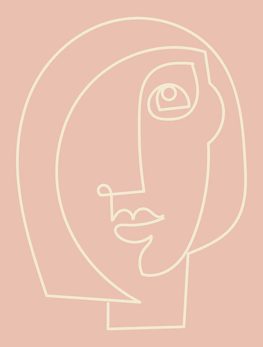 Figure Line Woman on Blush