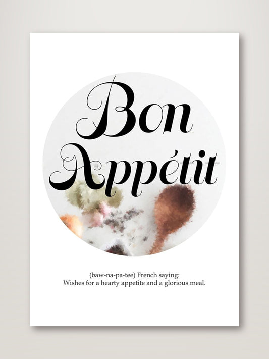 Blurred Bon Appetit