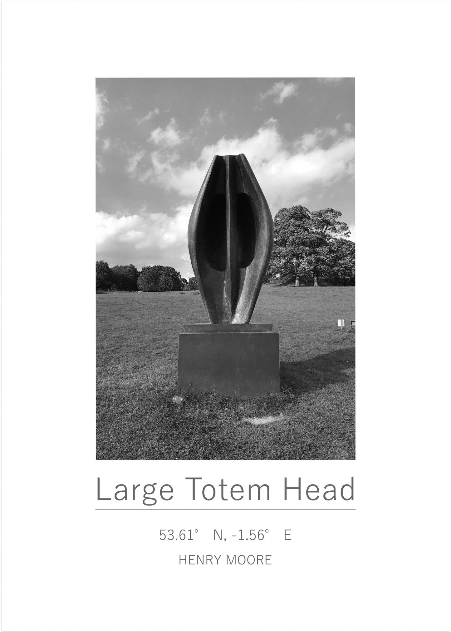 Large Totem Head - Henry Moore