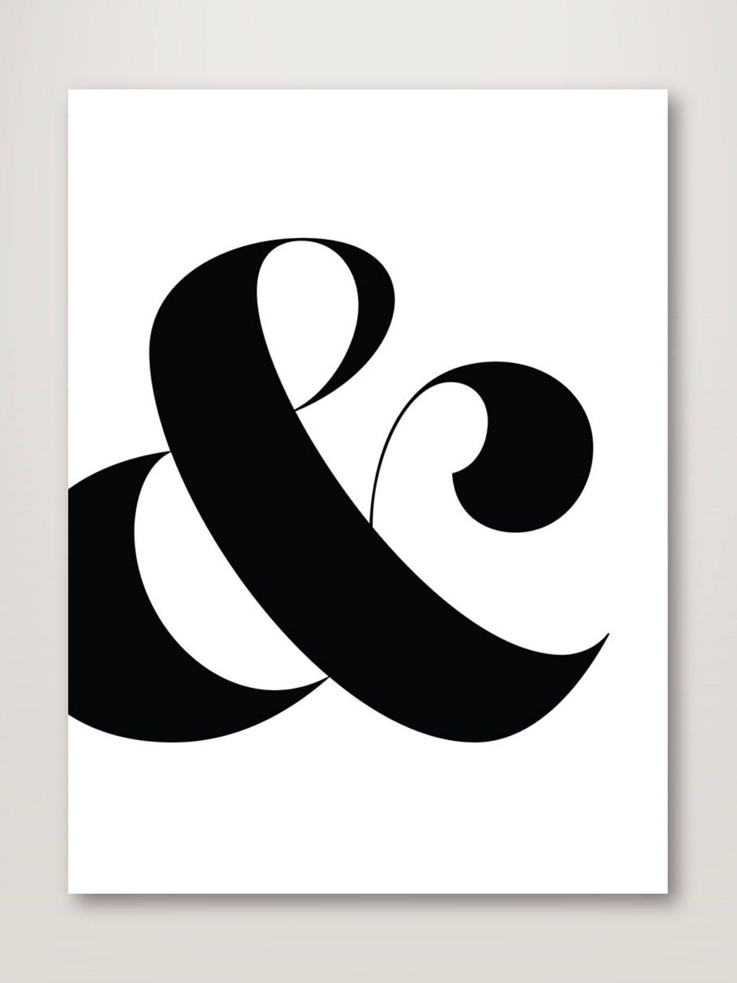 Ampersand Poster
