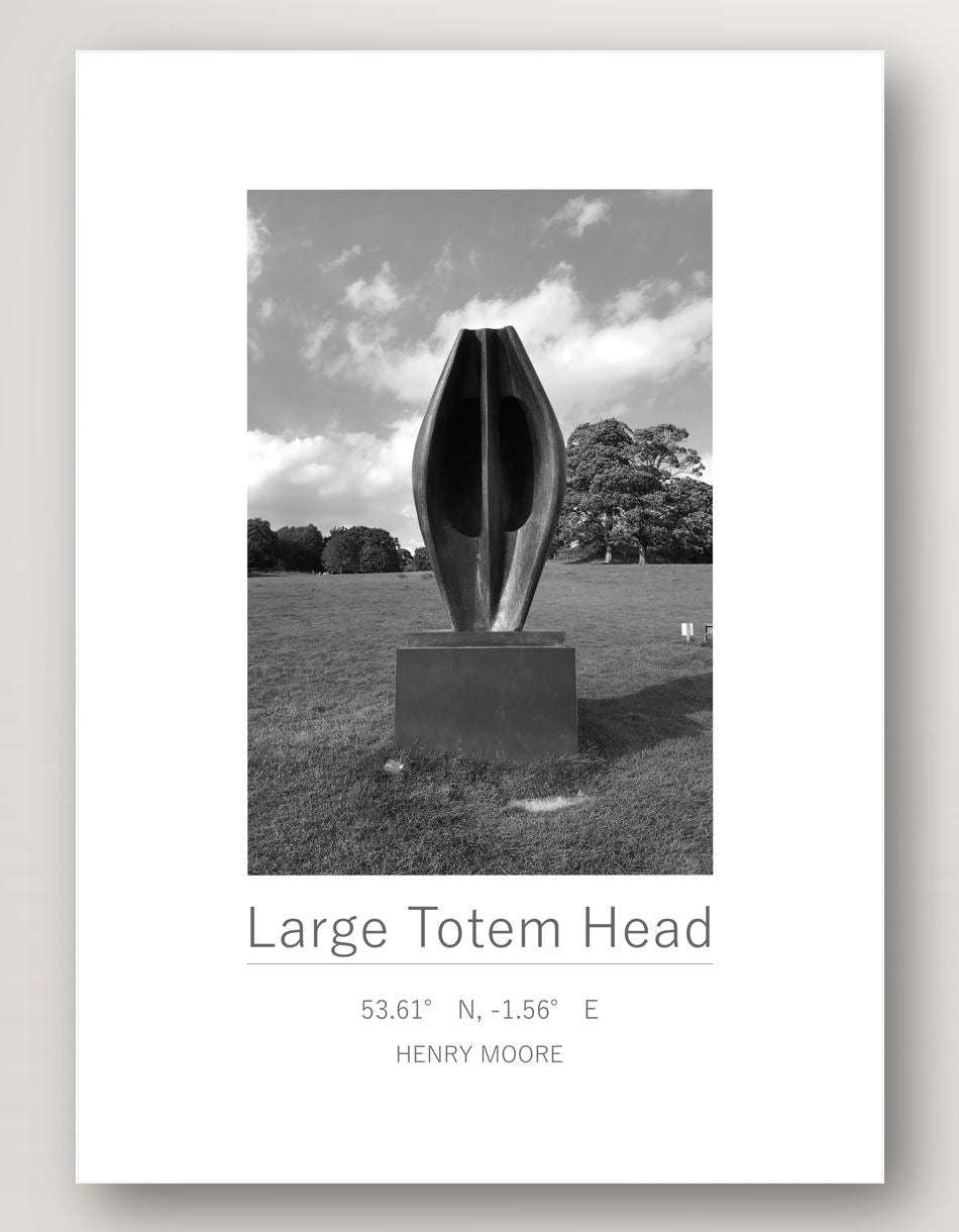 Large Totem Head - Henry Moore